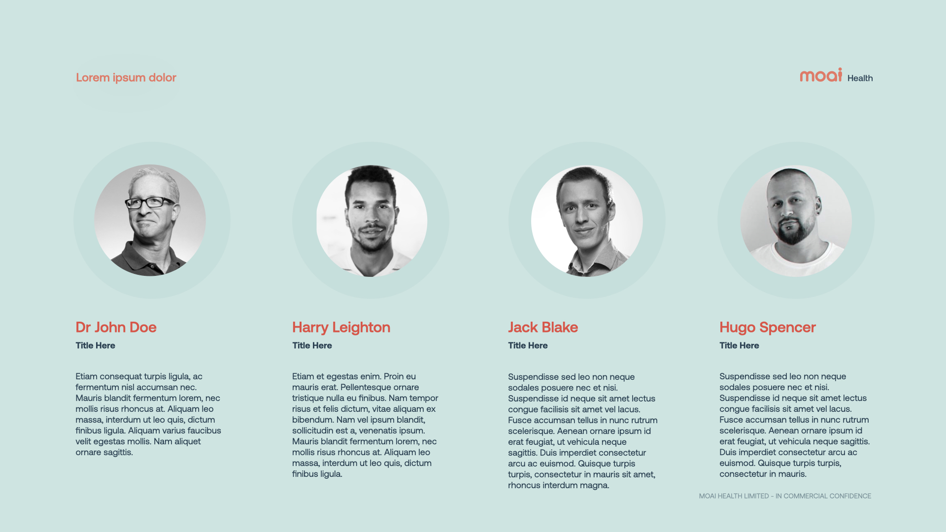 A slide from the mental health startup pitch deck