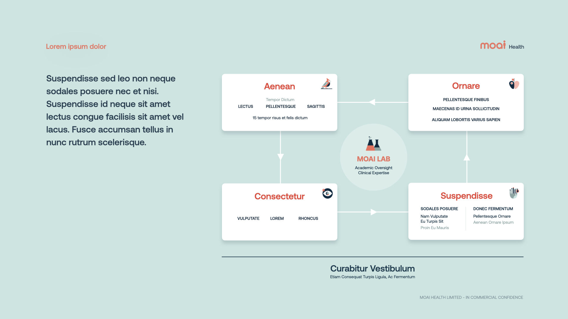 A slide from the mental health startup pitch deck