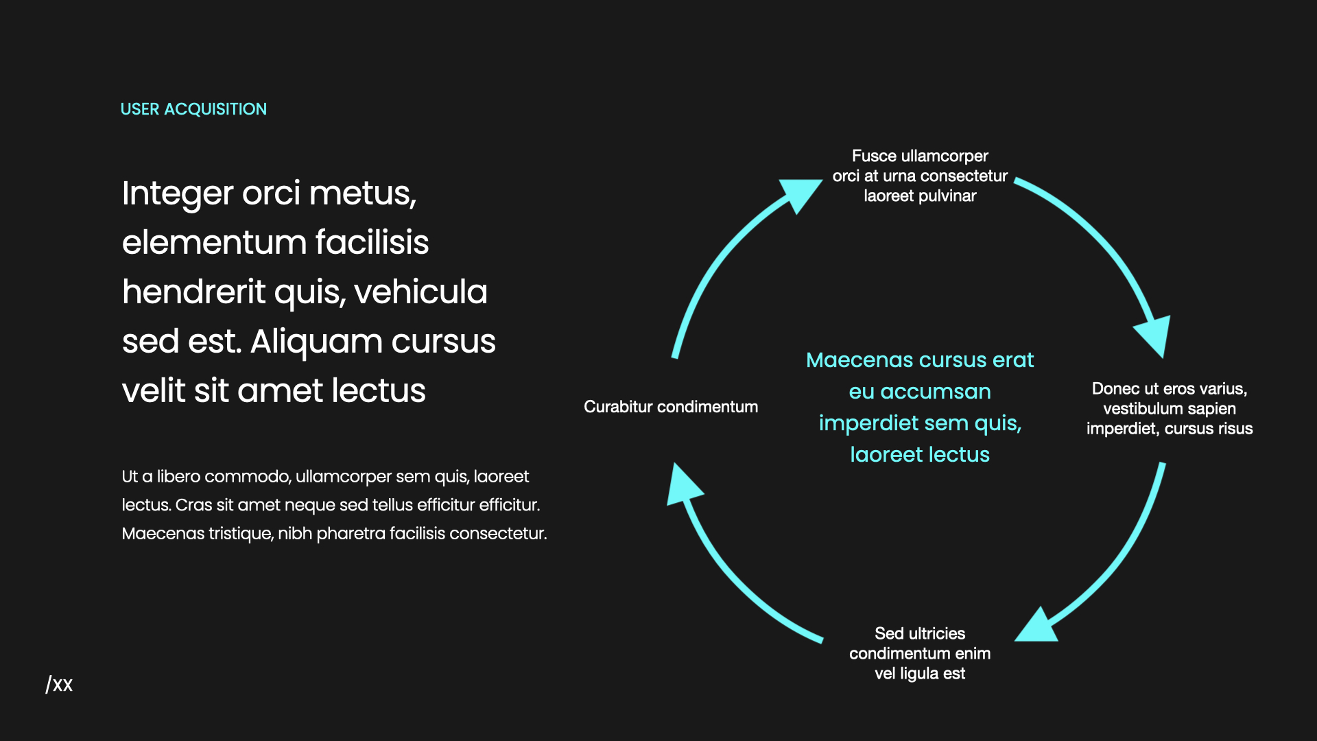 A slide from the music app pitch deck
